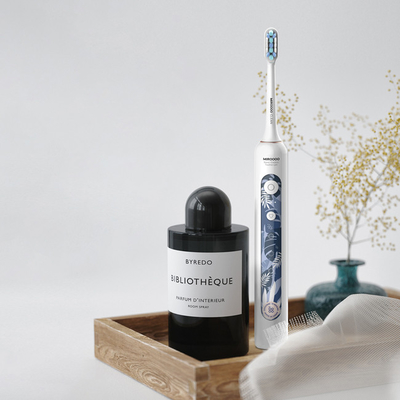 MIROOOO Waterproof IPX7 DuPont Brush Heads Electric Toothbrush With Smart Timer