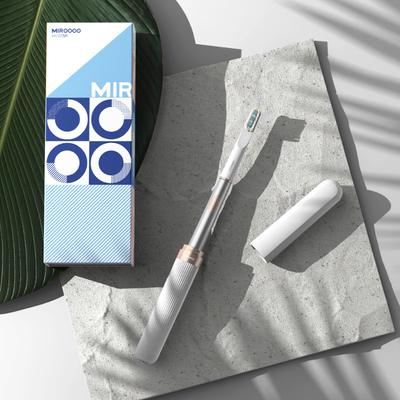 High-Performance Stand Type Sonic Toothbrush - Battery Powered Rechargeable With 2 Brush Heads