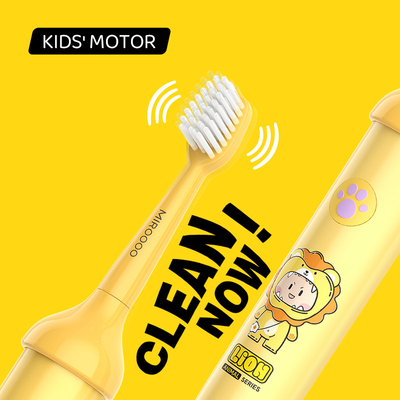 Kids Electric Toothbrush with 2 Min Smart Timer, IPX7 Waterproof