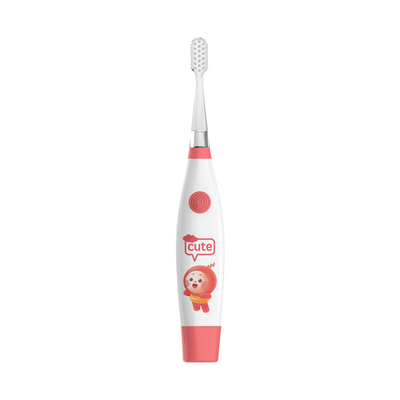 Soft Brush Kids Electric Toothbrush IPX7 Waterproof Dry Cell Battery