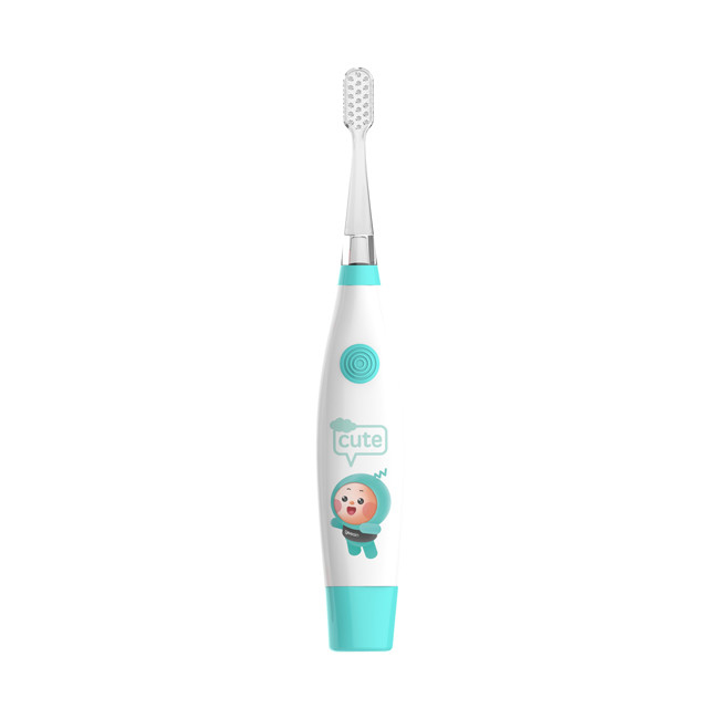 Soft Brush Kids Electric Toothbrush IPX7 Waterproof Dry Cell Battery